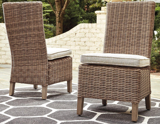 Beachcroft Outdoor Side Chair with Cushion (Set of 2) - National Warehouse Furniture (Buffalo, NY)