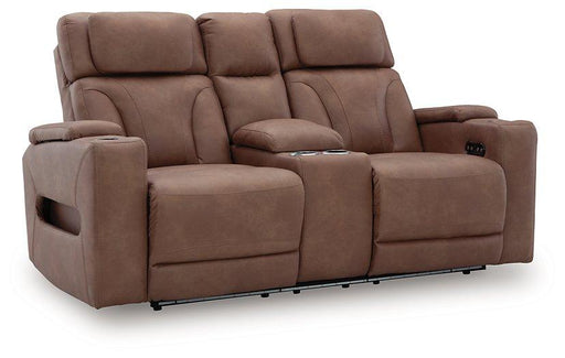 Clean-Slate Power Reclining Loveseat with Console - National Warehouse Furniture (Buffalo, NY)