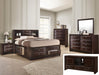 EMILY K CAPTAINS BED HB/FB D.CHERRY - National Warehouse Furniture (Buffalo, NY)