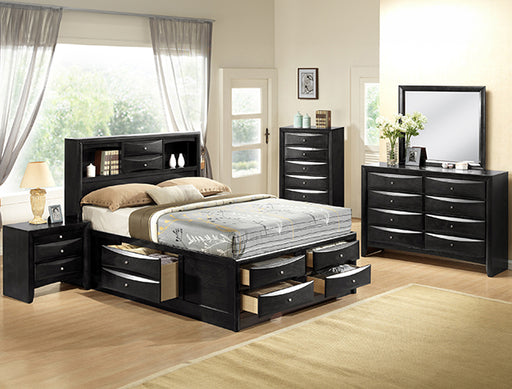 EMILY KING CAPTAINS BED HB/FB - National Warehouse Furniture (Buffalo, NY)