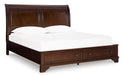 Trellington Sleigh Storage Bed - National Warehouse Furniture (Buffalo, NY)