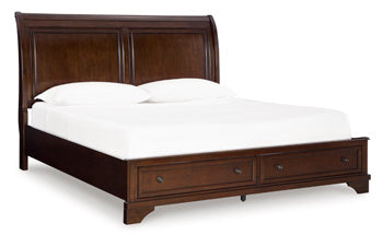 Trellington Sleigh Storage Bed - National Warehouse Furniture (Buffalo, NY)