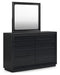 Londer Dresser and Mirror - National Warehouse Furniture (Buffalo, NY)