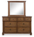 Chadworth Dresser and Mirror - National Warehouse Furniture (Buffalo, NY)