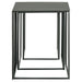 Imez 3-piece Rectangular Metal Nesting Table Grey - National Warehouse Furniture (Buffalo, NY)