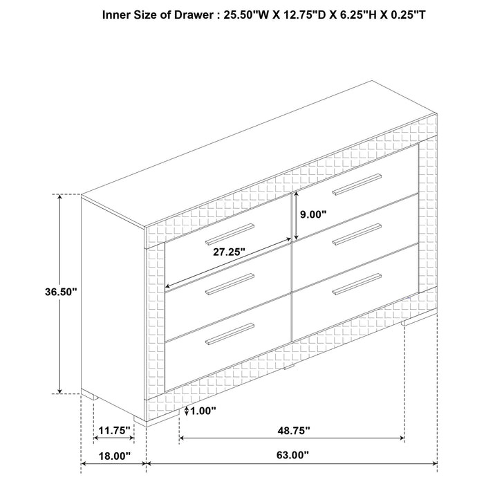 Ives Dressers - National Warehouse Furniture (Buffalo, NY)