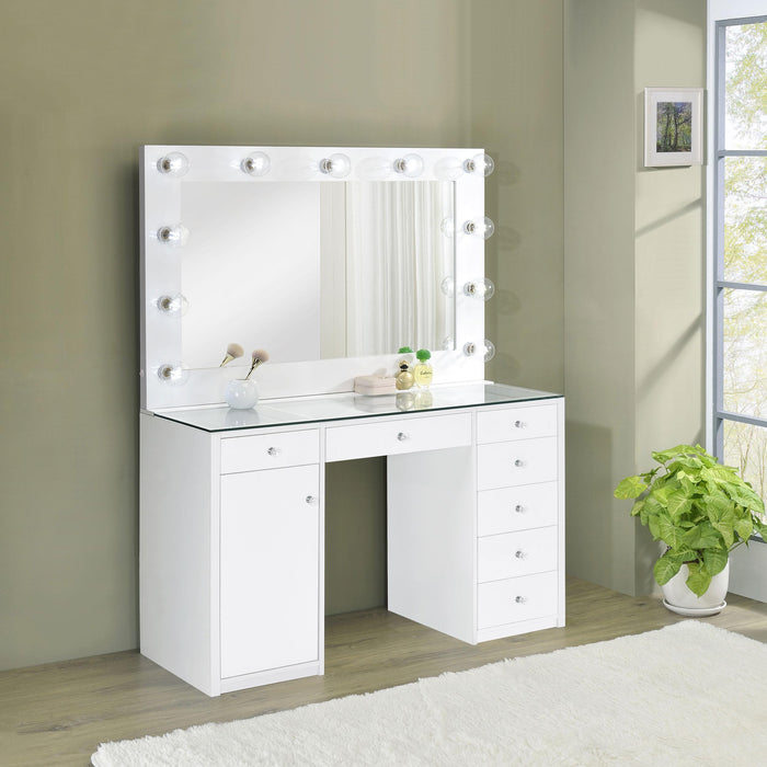 Acena Vanity Table and Mirror - National Warehouse Furniture (Buffalo, NY)