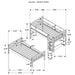 Dakota Bunk Beds - National Warehouse Furniture (Buffalo, NY)