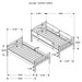 Dakota Bunk Beds - National Warehouse Furniture (Buffalo, NY)
