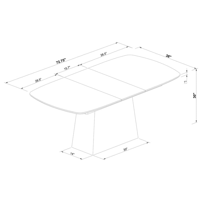 Potero Dining Tables - National Warehouse Furniture (Buffalo, NY)