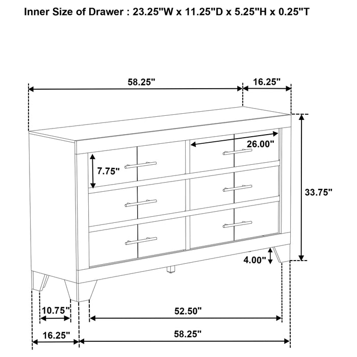 Trenton Dressers - National Warehouse Furniture (Buffalo, NY)
