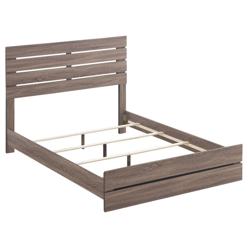 Brantford Eastern King & Queen Panel Bed Barrel Oak - National Warehouse Furniture (Buffalo, NY)