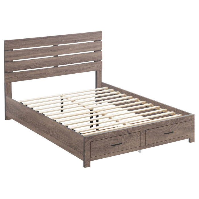 Brantford Eastern King & Queen Panel Bed Barrel Oak - National Warehouse Furniture (Buffalo, NY)