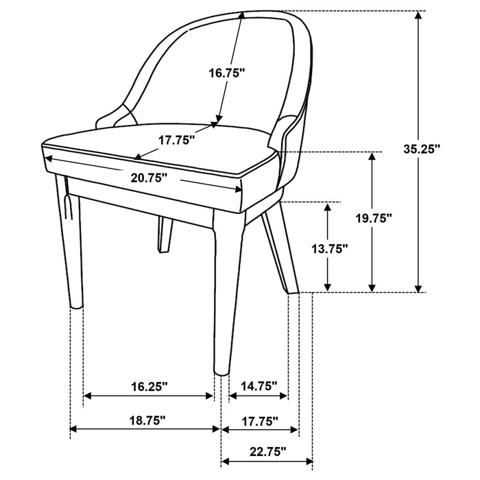 Reseda Side Chairs - National Warehouse Furniture (Buffalo, NY)