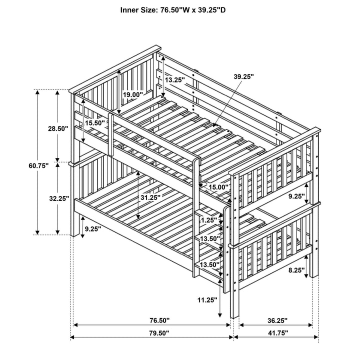 Chapman Bunk Beds - National Warehouse Furniture (Buffalo, NY)
