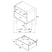 Robyn Nightstands - National Warehouse Furniture (Buffalo, NY)