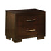 Jessica Nightstand Panels Cappuccino (Set of 2) - National Warehouse Furniture (Buffalo, NY)