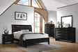 Briana Eastern King Upholstered Panel Bed Black - National Warehouse Furniture (Buffalo, NY)