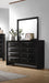 Briana Rectangle Dresser Mirror Black - National Warehouse Furniture (Buffalo, NY)