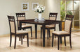 Gabriel Upholstered Side Chairs Cappuccino and Tan (Set of 2) - National Warehouse Furniture (Buffalo, NY)