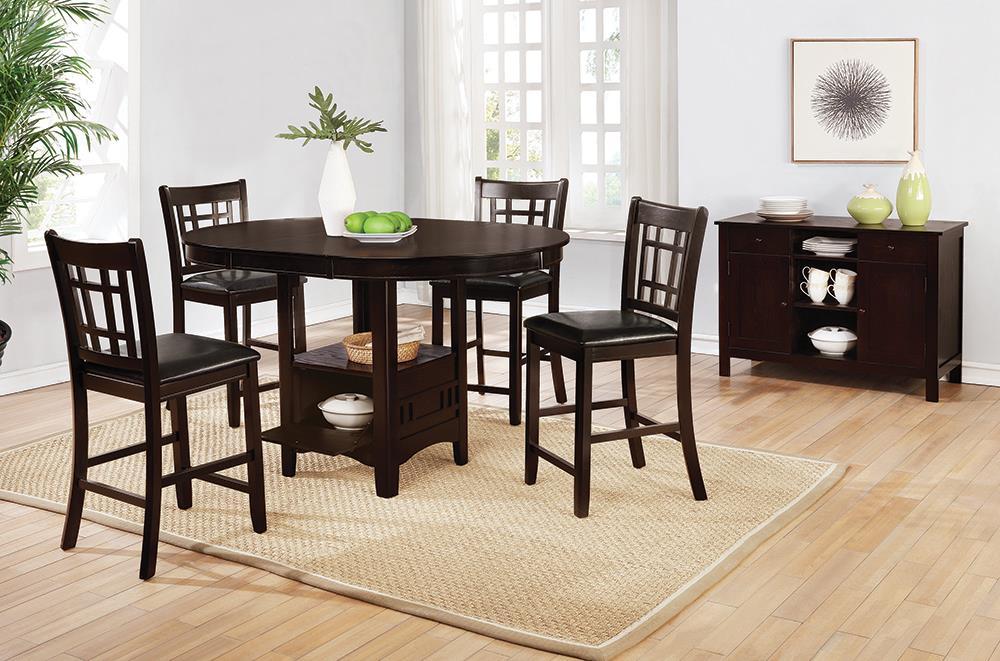 Lavon Oval Counter Height Table Espresso - National Warehouse Furniture (Buffalo, NY)