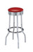 Theodore Upholstered Top Bar Stools Red and Chrome (Set of 2) - National Warehouse Furniture (Buffalo, NY)