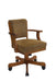 Mitchell Upholstered Game Chair Olive-brown and Amber - National Warehouse Furniture (Buffalo, NY)