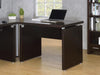 Skylar Extension Desk Cappuccino - National Warehouse Furniture (Buffalo, NY)