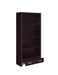 Skylar 5-shelf Bookcase with Storage Drawer Cappuccino - National Warehouse Furniture (Buffalo, NY)