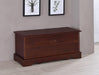 Paula Rectangular Cedar Chest Warm Brown - National Warehouse Furniture (Buffalo, NY)