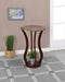 Elton Round Marble Top Accent Table Brown - National Warehouse Furniture (Buffalo, NY)