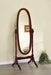 Foyet Oval Cheval Mirror Merlot - National Warehouse Furniture (Buffalo, NY)