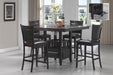 Jaden Square Counter Height Table with Storage Espresso - National Warehouse Furniture (Buffalo, NY)