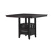 Jaden Square Counter Height Table with Storage Espresso - National Warehouse Furniture (Buffalo, NY)