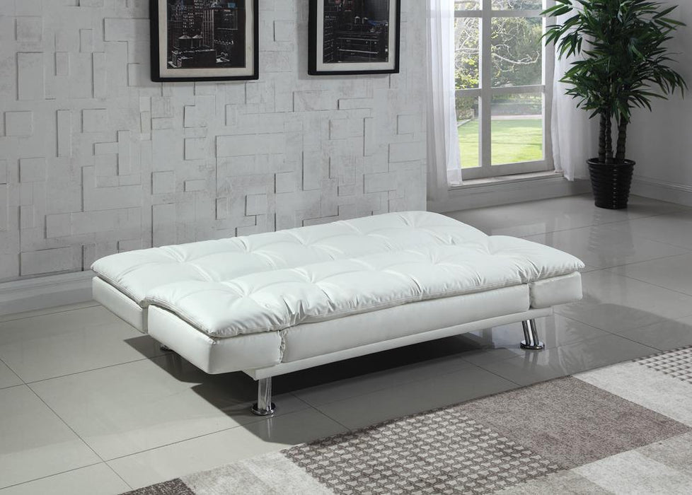 Dilleston Tufted Back Upholstered Sofa Bed Grey - National Warehouse Furniture (Buffalo, NY)