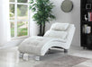 Dilleston Upholstered Chaise White - National Warehouse Furniture (Buffalo, NY)