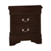 Louis Philippe 2-drawer Nightstand Cappuccino - National Warehouse Furniture (Buffalo, NY)