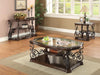 Laney Sofa Table Deep Merlot and Clear - National Warehouse Furniture (Buffalo, NY)