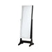 Cortez Storage Jewelry Cheval Mirror Black - National Warehouse Furniture (Buffalo, NY)