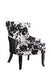 Trea Cowhide Print Accent Chair Black and White - National Warehouse Furniture (Buffalo, NY)