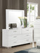 Felicity 6-drawer Dresser Glossy White - National Warehouse Furniture (Buffalo, NY)