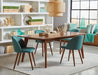 Malone Rectangular Dining Table Dark Walnut - National Warehouse Furniture (Buffalo, NY)