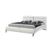 Jeremaine California King, E.King, & Queen Upholstered Bed White - National Warehouse Furniture (Buffalo, NY)