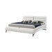 Jeremaine California King, E.King, & Queen Upholstered Bed White - National Warehouse Furniture (Buffalo, NY)