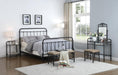 Livingston Eastern King Panel Metal Bed Dark Bronze - National Warehouse Furniture (Buffalo, NY)