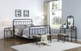 Livingston California King Panel Metal Bed Dark Bronze - National Warehouse Furniture (Buffalo, NY)