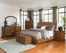 Laughton Hand-Woven Banana Leaf California King, E.King, & Queen Bed Amber - National Warehouse Furniture (Buffalo, NY)