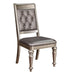 Bling Game Open Back Side Chairs Metallic (Set of 2) - National Warehouse Furniture (Buffalo, NY)