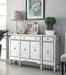 Aconitum 4-door Wine Cabinet Clear Mirror - National Warehouse Furniture (Buffalo, NY)