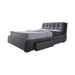 Fenbrook Queen Tufted Upholstered Storage Bed Grey - National Warehouse Furniture (Buffalo, NY)